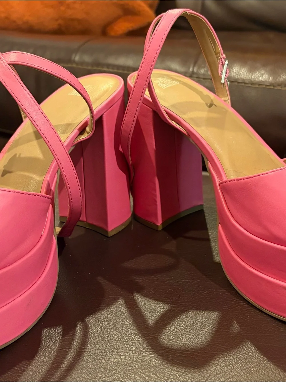 Pink Platform Heels - Women